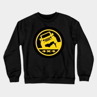 [4X4] Round LOGO 'Yellow' Crewneck Sweatshirt